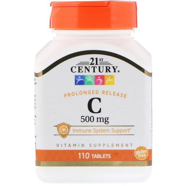 21st Century, Vitamin C, Prolonged Release, 500 mg, 110 Tablets on Productcaster.