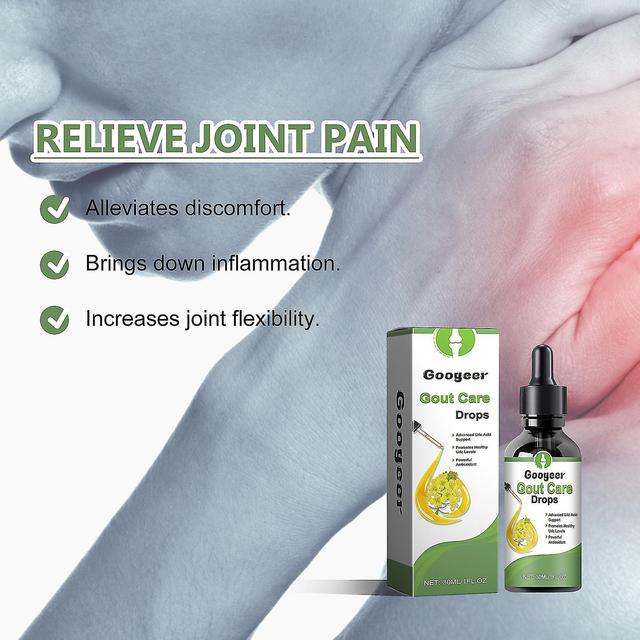 Xzky Gout Care Drops, Joint Pain Relief Herbal Liquid Drops, Joint Health Support Supplement Blend Drops for Knee Joints Lumbar Spine 3pcs - 90ml on Productcaster.