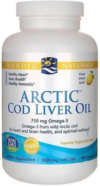 Nordic Naturals Cod leveren olje arktiske sitron 90 myk kapsler 165 gr on Productcaster.