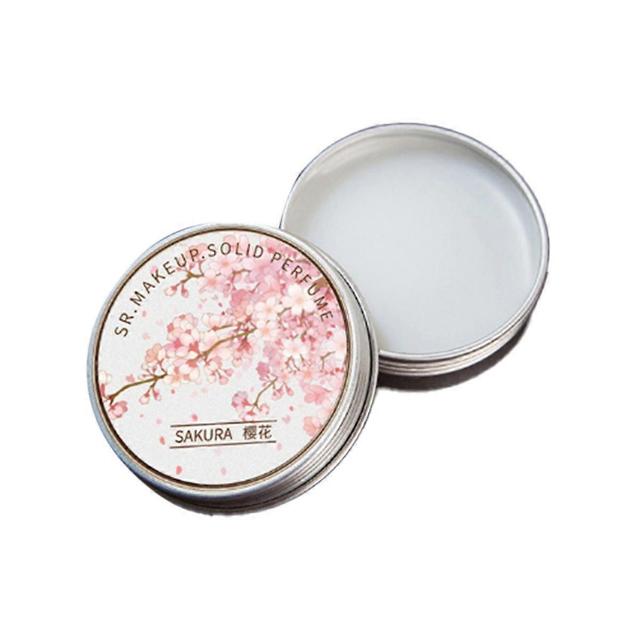 5 Pcs Women Solid Perfume Portable Solid Balm Long-Lasting Fragrances Elegant Female Solid Perfumes(Cherry Blossoms) As Shown on Productcaster.