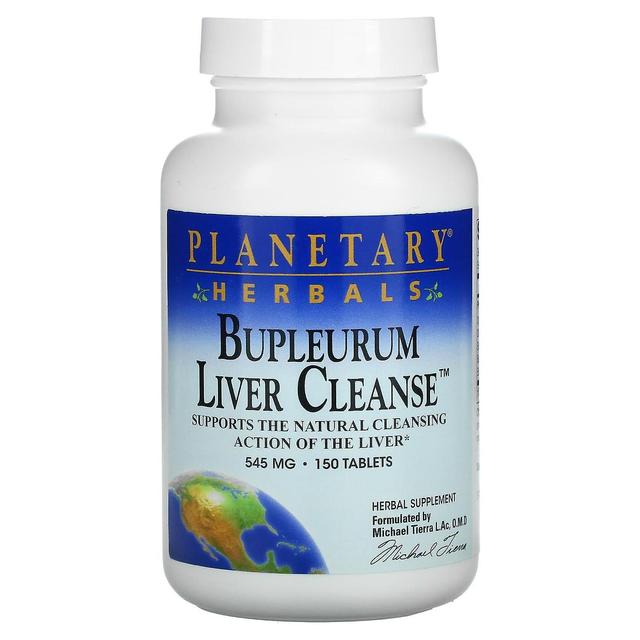 Planetary Herbals, Bupleurum Liver Cleanse, 272 mg, 150 Tablets on Productcaster.