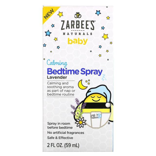 Zarbees, Baby, Calming Bedtime Spray, Lavender, 2 fl oz (59 ml) on Productcaster.