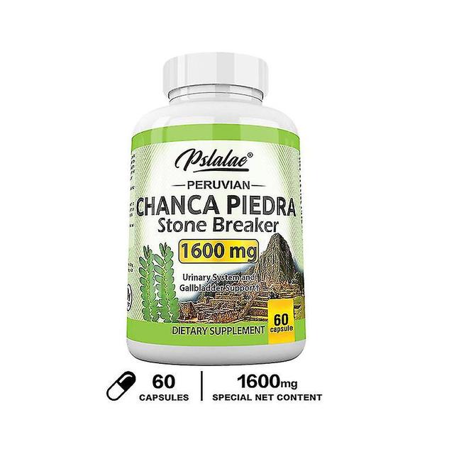 Guoguo Premium Chanca Piedra 1600 Mg - Niersteen Galblaas Ondersteuning Peru Chanca Piedra Made In Nederland Voor Nierondersteuning 60 Capsules on Productcaster.