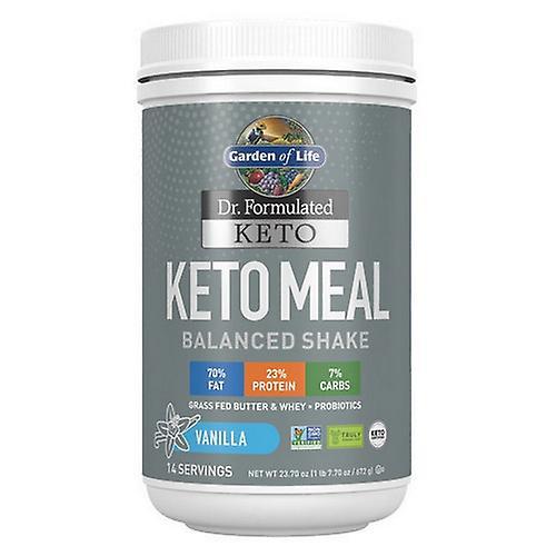 Garden of Life Dr. Formulated Keto Meal Powder, Vanilla, 23.70 Oz (Pack of 3) on Productcaster.