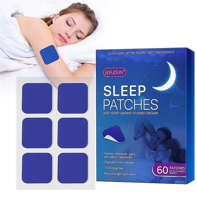 60Patchs Patch de sommeil profond d’aide au sommeil de haute résistance pour un sommeil amélioré, une relaxation à libération prolongée ~ JNNJV on Productcaster.