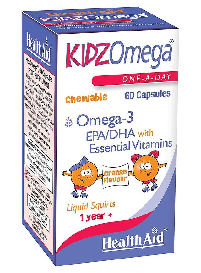 Health Aid Terveysapu kidzomega omega-3 epa/dha 60-luku on Productcaster.