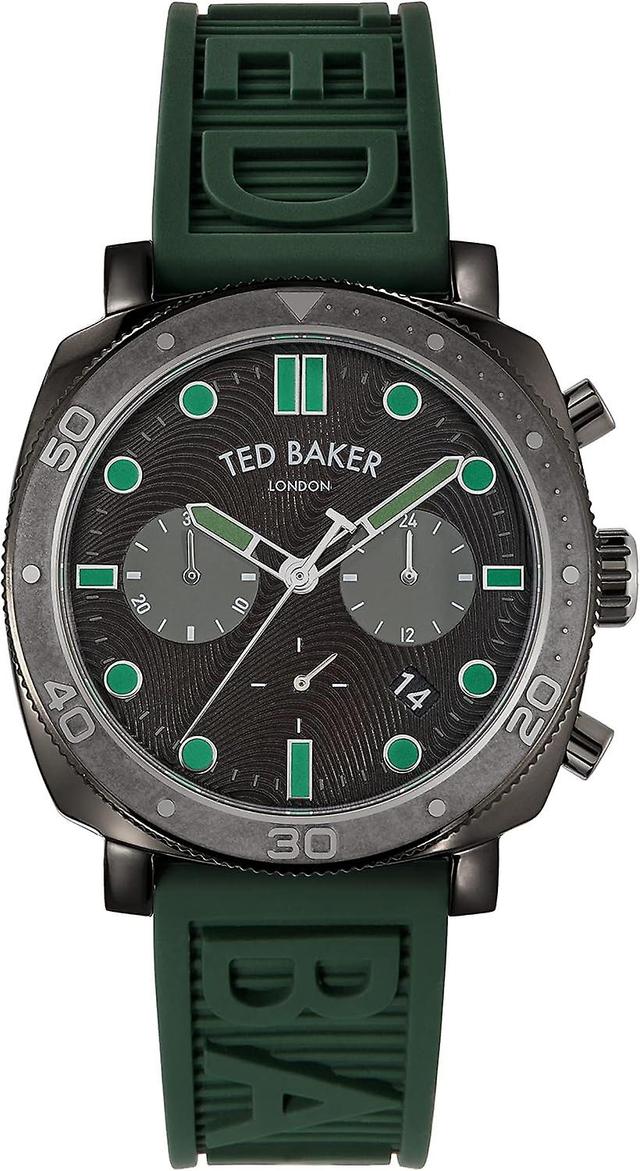 Ted Baker Mens Watch BKPCNF2039I Green and Beige on Productcaster.