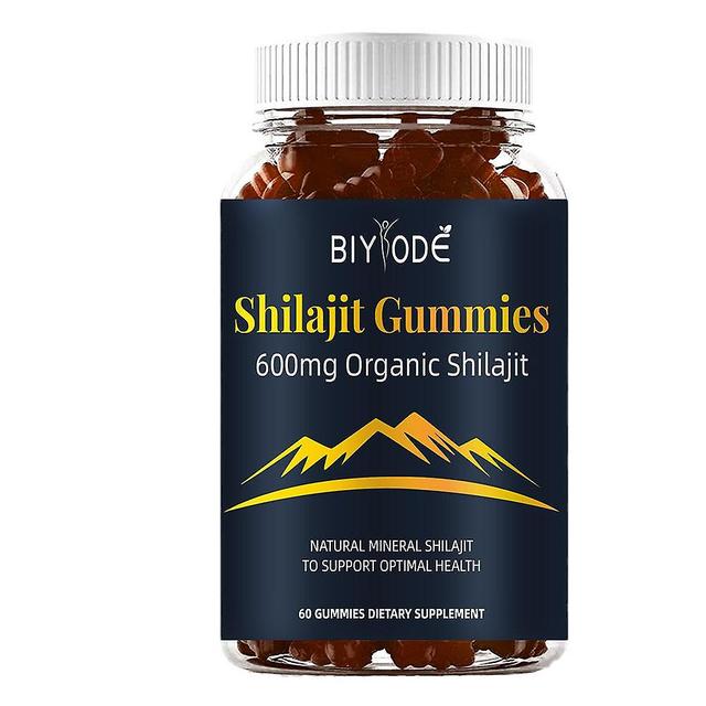 Shilajit Resin Gummies - 60 Kapseln, Libido steigern, Fruchtbarkeit verbessern, Hormone Wie gezeigt on Productcaster.