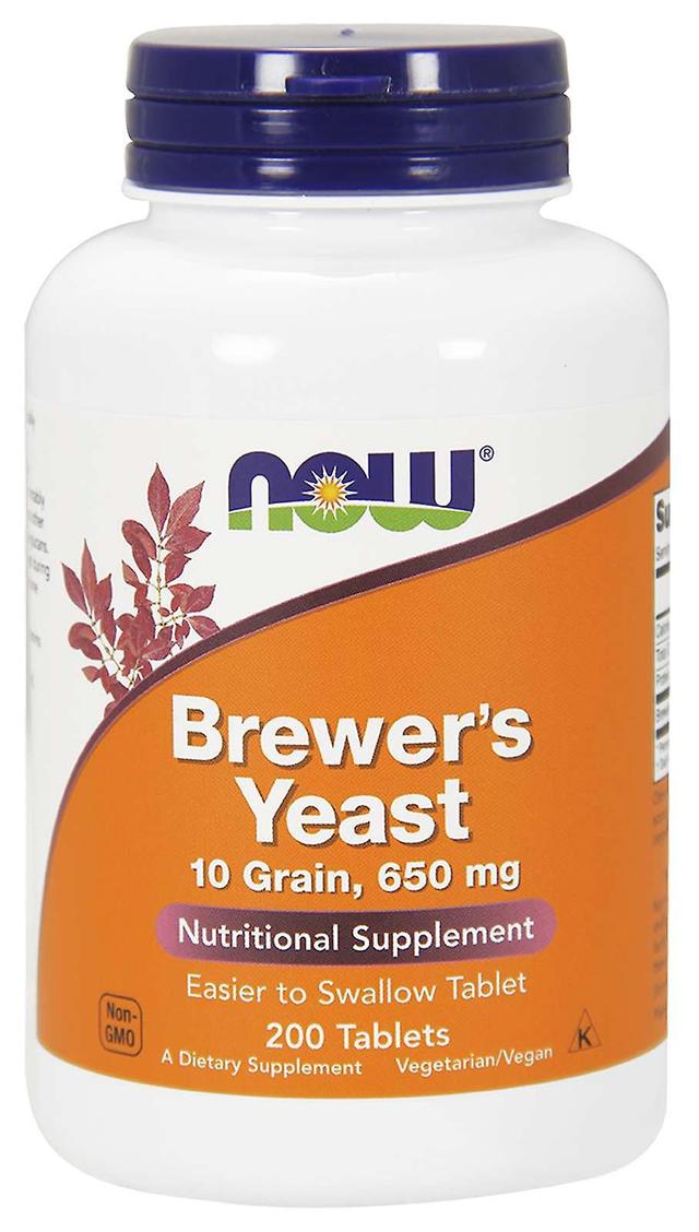 Now Foods Brewer's Yeast 650 mg 200 Tablets on Productcaster.