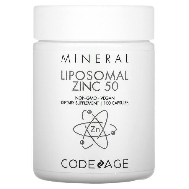 Codeage, Lipossomal, Zinco 50, Não-OGM, Vegano, 100 Cápsulas on Productcaster.