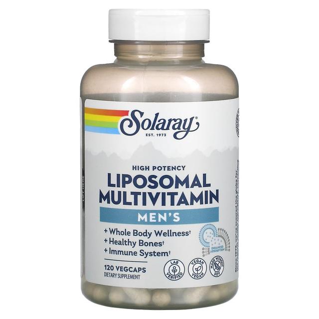 Solaray, Multivitamínico Lipossomal Masculino de Alta Potência, 120 VegCaps on Productcaster.