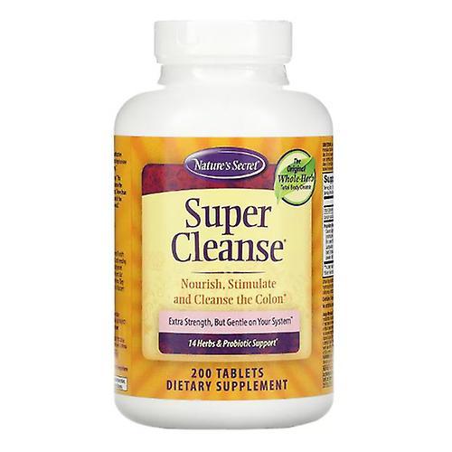 Nature's Secret Super Cleanse, 200 pestañas (Pack de 4) on Productcaster.