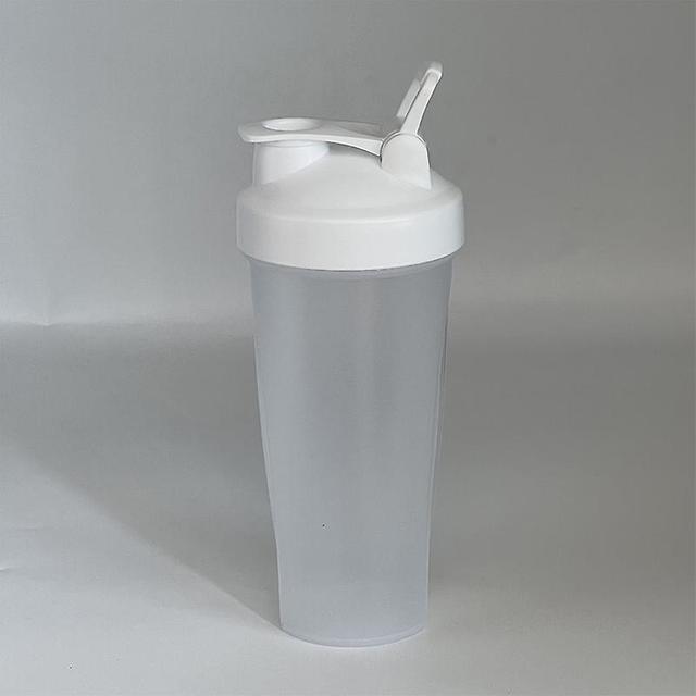 unbrand 600ml Protein Shaker Bottle Protein Powder Shake Cup For Gym Ffitness Shaker Clear 1 pc on Productcaster.