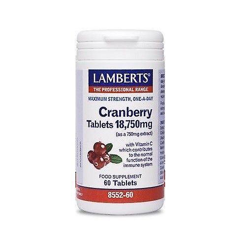 Lamberts Cranberry 18;750mg Comprimidos 60 (8552-60) on Productcaster.