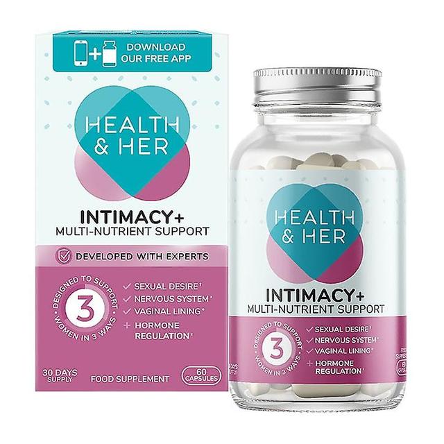 Health & Her Sundhed & Her Intimacy+ Multi Nutrient Supplement 60 kapsler on Productcaster.