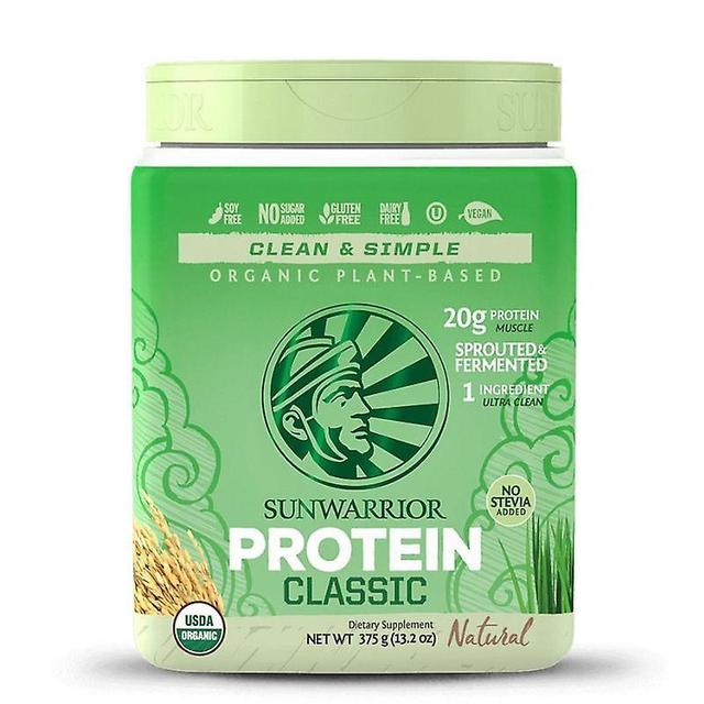 Sunwarrior Classic Organic Protein Unflavoured 375g on Productcaster.