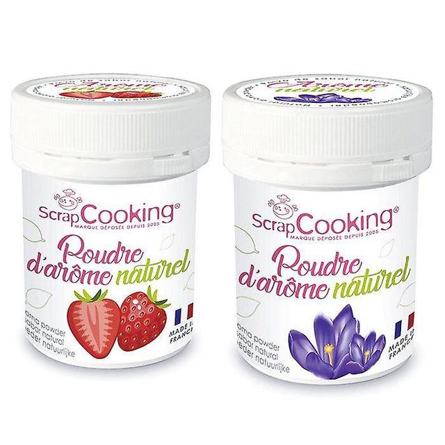 ScrapCooking Natural flavour powder 15 g x 2 - strawberry & violet on Productcaster.