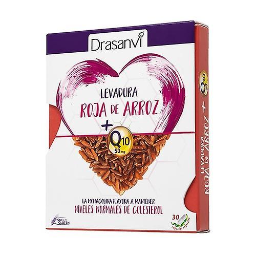 Drasanvi Red yeast rice with monacolin K + Q10 30 capsules on Productcaster.