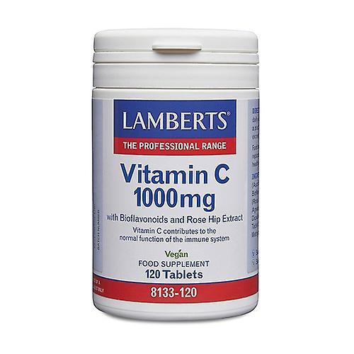 Lamberts Vitamin C with bioflavonoids and rose hips 120 tablets of 1000mg on Productcaster.