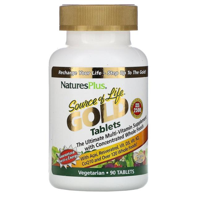 Nature's Plus, Fonte di Vita Oro, L'ultimo supplemento multi-vitamina, 90 Ta on Productcaster.