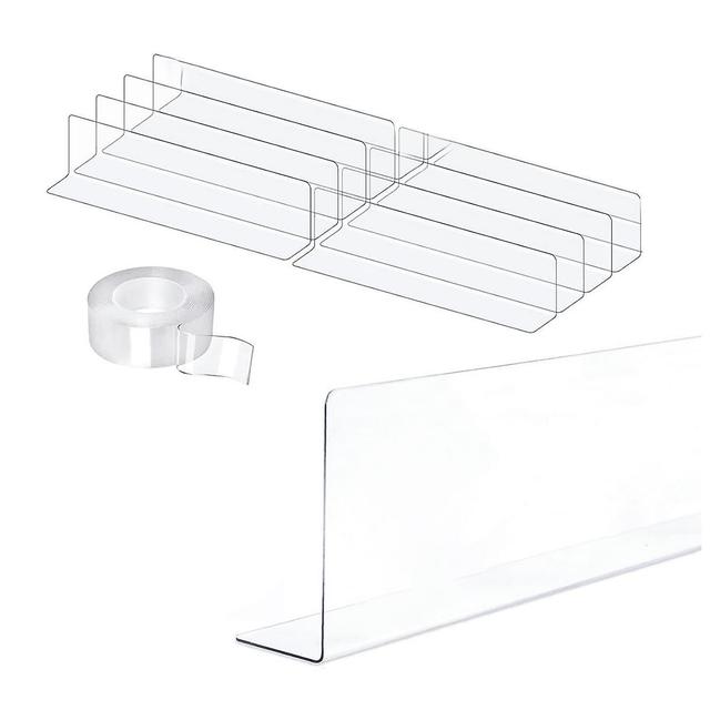 Transparent Toy Blocker for Under Furniture, Under Couch Blocker (3.2Inch H 16Inch L), 8 Pack Bed B on Productcaster.