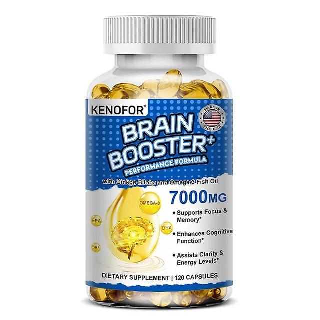 Venalisa Omega-3 Fish Oil Brain Booster Contains EPA and DHA To Help Enhance Concentration and Memory,suitable Forstudents and Theelderly 120 count... on Productcaster.