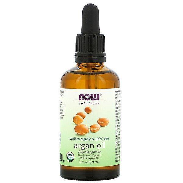 NOW Foods Agora Alimentos, Soluções, Orgânico Certificado e Óleo de Argan 100% Puro, 2 fl oz (59 ml) on Productcaster.