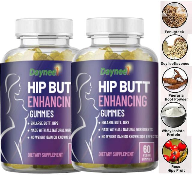 60 Buttocks And Butt Enhancement Gummies (810 Mg) | Dietary Supplement For Enlarging Hip Curves And Buttocks 2PCS on Productcaster.