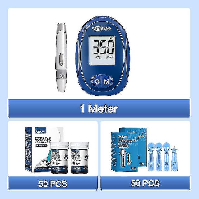 Szfy Luiwoon Uric Acid Detector Household High-precision Medical Test Paper Gout Self-examination Instrument For Detecting Uric Acid 50pcs on Productcaster.