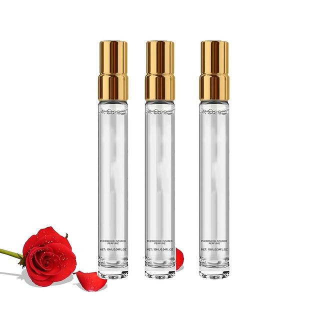 Zjrui Pheromone Perfume for Women, Fragrance Pheromone Perfume Attract Men, Long Lasting Pheromone Perfume, Increase Self Confidence 3Pcs on Productcaster.