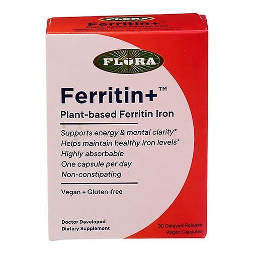 Flora Ferritin + železo, 30 zeleninových čiapok (balenie po 1) on Productcaster.