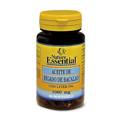 Nature Essential cod liver oil 30 softgels of 1000mg on Productcaster.