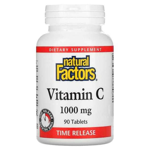 Natural Factors Naturliga faktorer, C-vitamin, 1 000 mg, 90 tabletter on Productcaster.