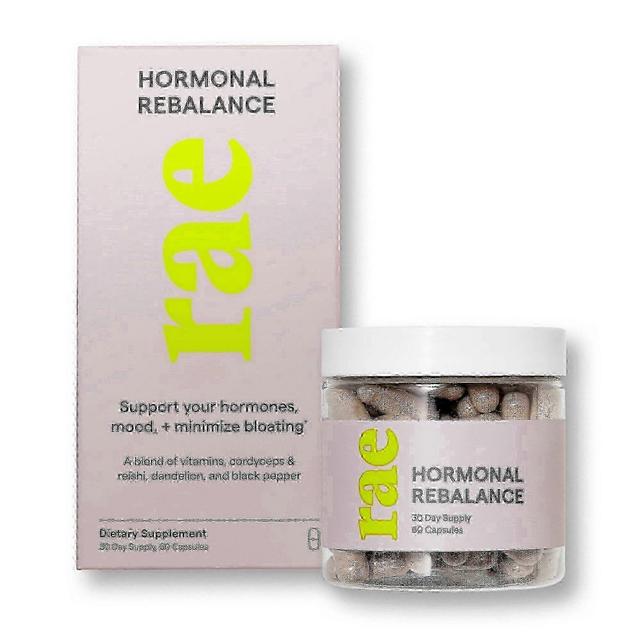 Rae hormonal rebalance dietary supplement capsules for hormone, mood, & bloating, 60 ea on Productcaster.