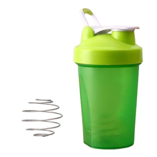 Contenitore per shaker proteico da 400 ml Bottiglia d'acqua sportiva per il fitness con bilancia Bollitore a prova di perdite Contiene Loop Top e s... on Productcaster.