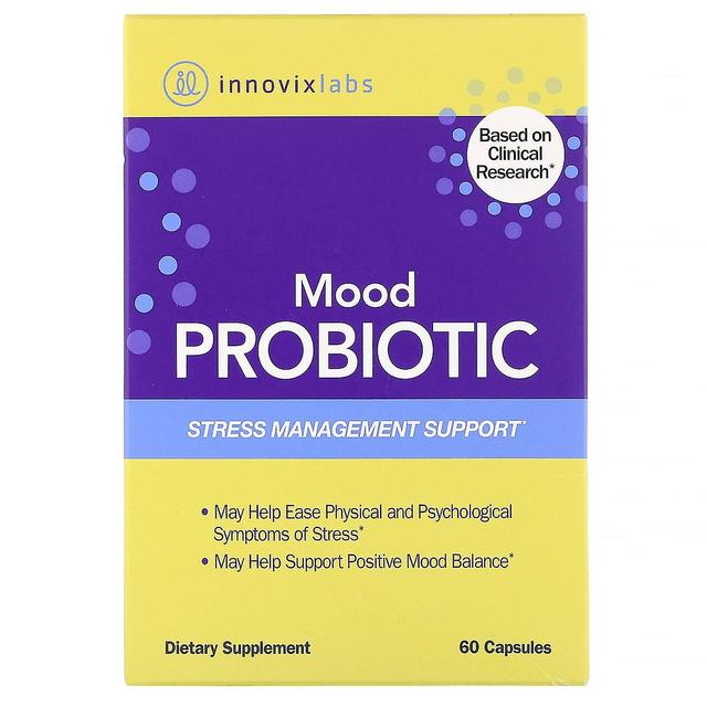 InnovixLabs, Mood Probiotic, Stress Management Support, 60 Capsules on Productcaster.