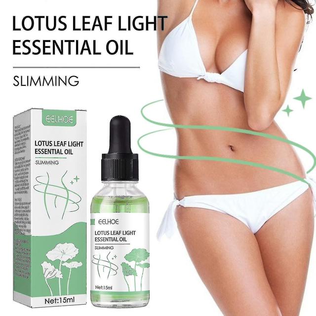 Eelhoe Lotus Leaf Slimming Oil Massage Lifts et resserre le ventre et la cuisse Muscle Shaping Slimming Oil Bx on Productcaster.