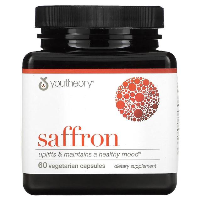 Youtheory, Saffraan, 60 Vegetarische Capsules on Productcaster.