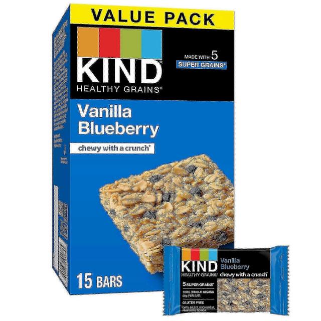 Kind zdravé zrná bary vanilkové čučoriedky granola bary, 15 ea on Productcaster.