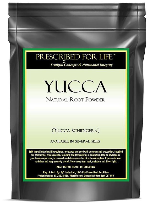 Prescribed For Life Yucca-natuurlijke wortel fijn poeder (Yucca Schidigera) 1 kg (2.2 lb) on Productcaster.