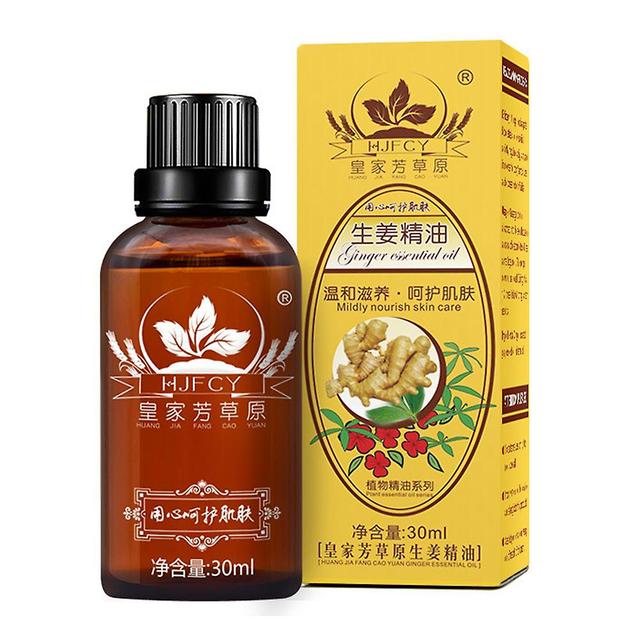 30ml Ginger Slimming Oil Lymphatic Drainage Anti Aging Plant Essential Oil Promote Metabolism Full Body Slim Massage Oils Style AC on Productcaster.