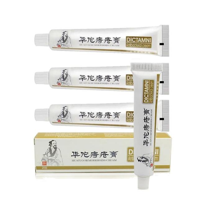 4pcs 20g Herbal Hemorrhoids Cream Effective Treatment Internal Hemorrhoids Piles External Butt Fissure For Women Men on Productcaster.