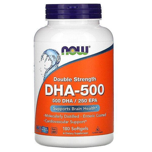 NOW Foods Nu Foods, DHA-500, dubbel styrka, 180 softgels on Productcaster.