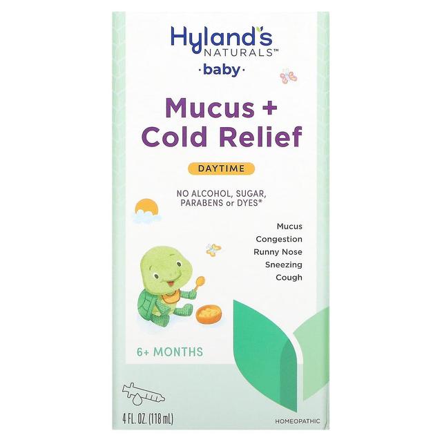 Hyland's, Baby, Mucus + Cold Relief, Daytime, Ages 6+ Months, 4 fl oz (118 ml) on Productcaster.