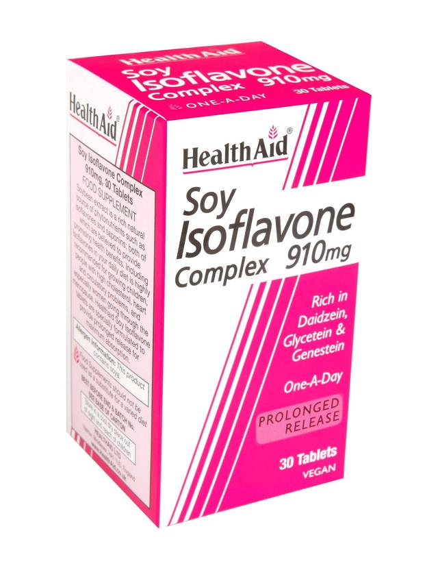 Health Aid Hälsohjälp sojaisoflavonkomplex 910mg 30's on Productcaster.