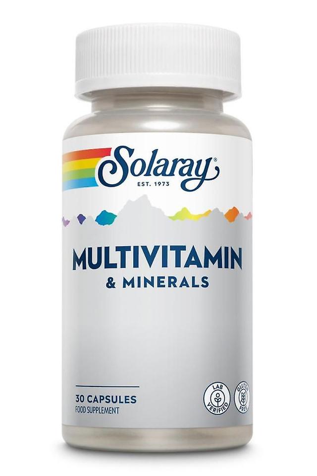 Solaray multivitamin & minerals 30's on Productcaster.