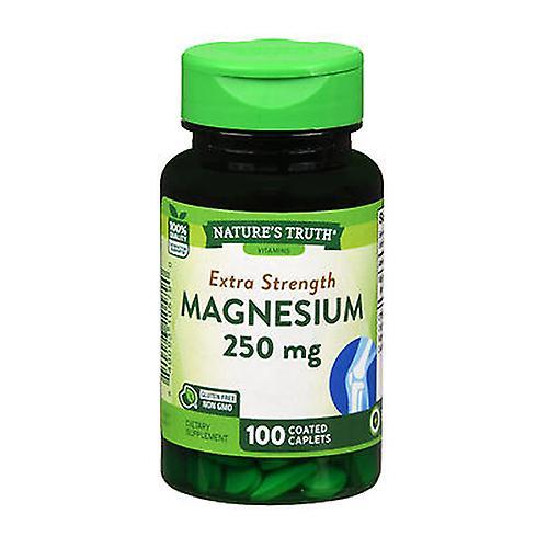 Nature's Truth Magnesium, 250 mg, 100 Tabletten (4er-Pack) on Productcaster.