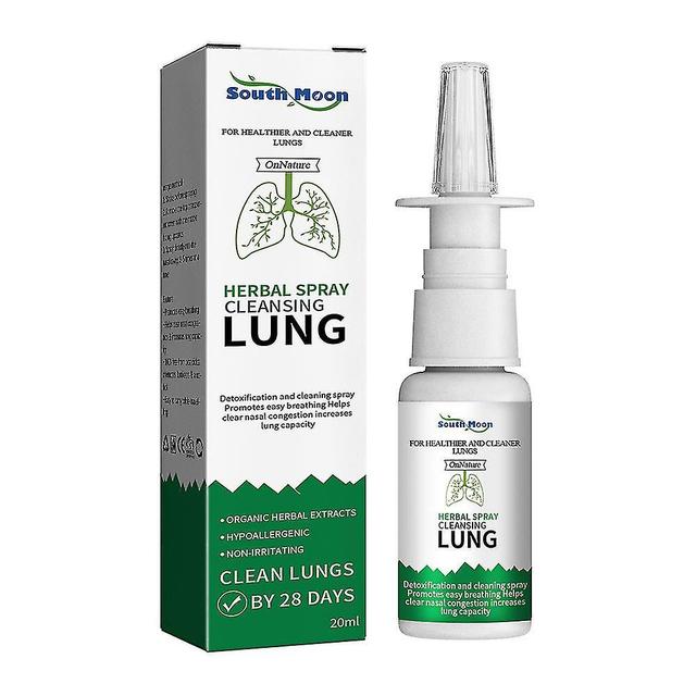 Feici Lung Detox Herbal Cleanser Spray für Raucher klare verstopfte Nase Anti-Schnarch-Lösung on Productcaster.