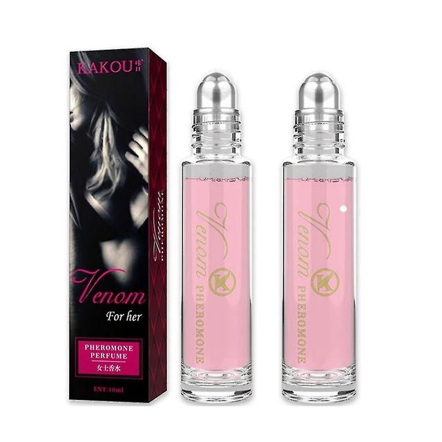 2pcs feromônio perfume para homens mulheres, feromônio roll-on infundido óleo essencial perfume colônia on Productcaster.