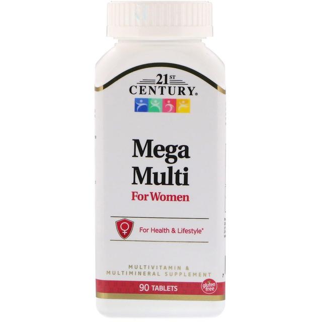 21st Century, Mega Multi, For Women, Multivitamin & Multimineral, 90 Tablets on Productcaster.